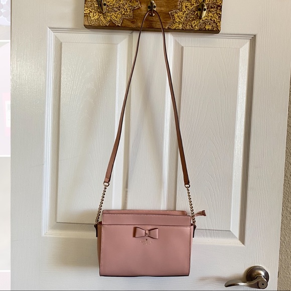 Kate Spade Crossbody Pink Bow Purse - NWOT - Picture 2 of 8